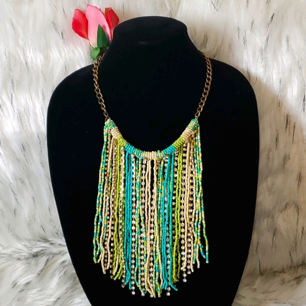 Multi Strand Bead Necklace